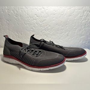 Johnston & Murphy Grey Acklen Knit Sneaker